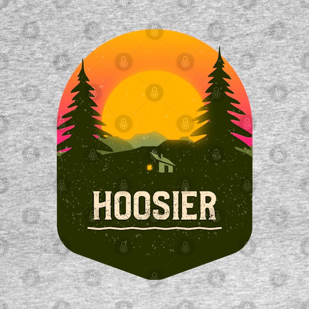 Hoosier Forest Camping Hiking and Backpacking through National Parks, Lakes, Campfires and Outdoors by AbsurdStore